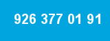 926 377 01 91 926 377 01 91